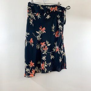 Asymmetrical Flirty Skirt Flowy Floral Like NEW, GNW